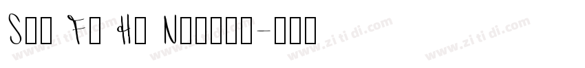 Sci Fi Hu Normal字体转换